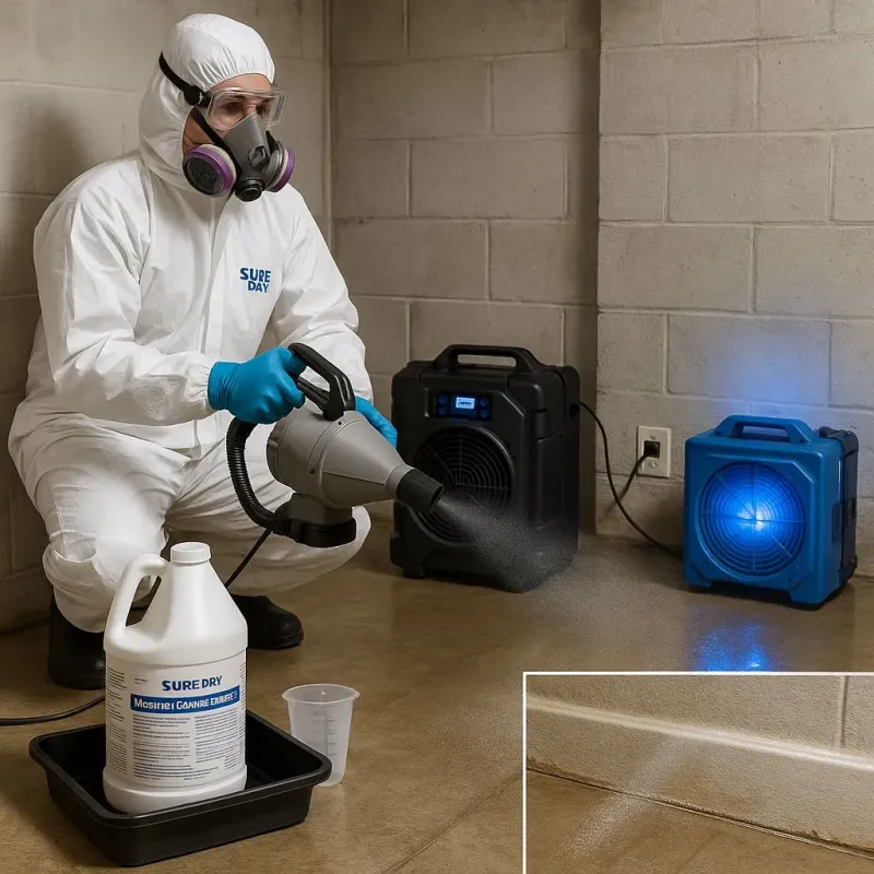 Sanitization and Odor Removal process in Collinsville, OK