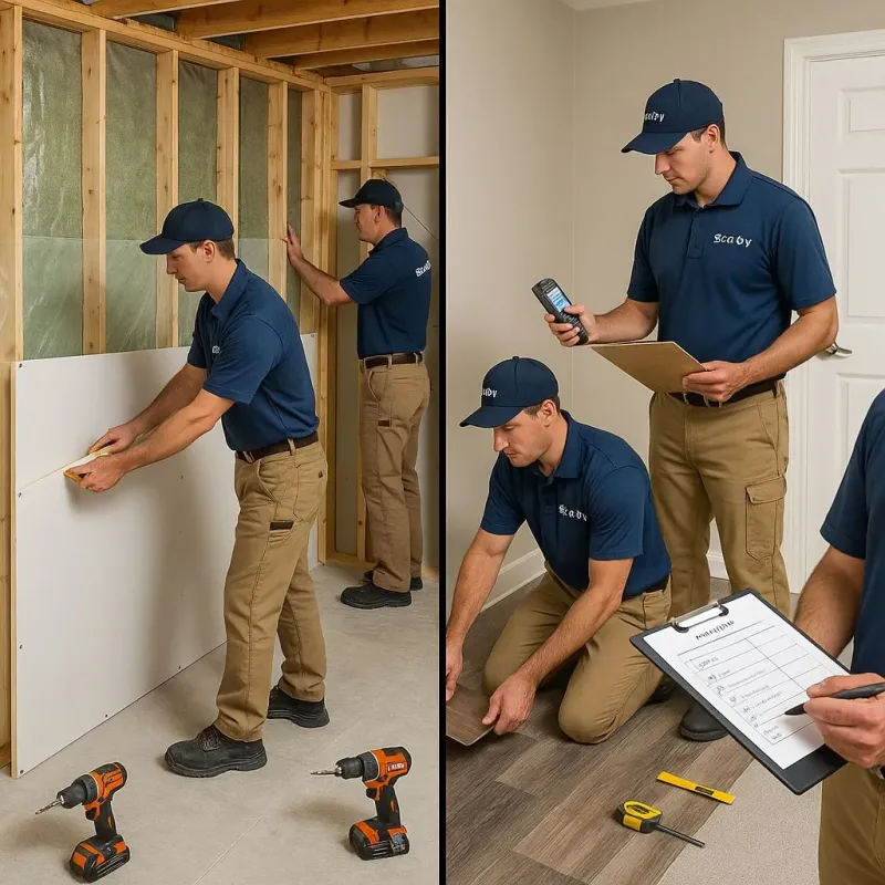 Repairs and Reconstruction process in Collinsville, OK